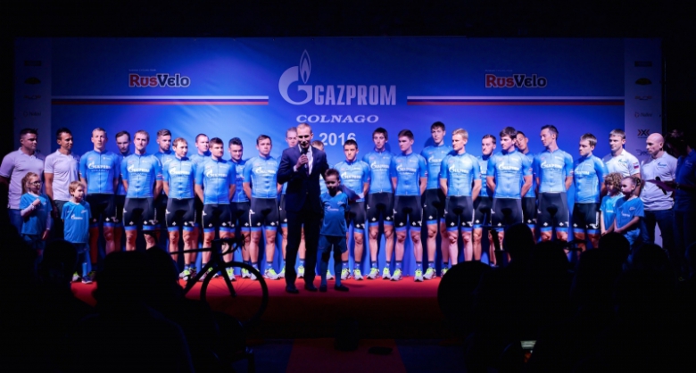 The Art of CROSS: Презентация команды Gazprom - RusVelo