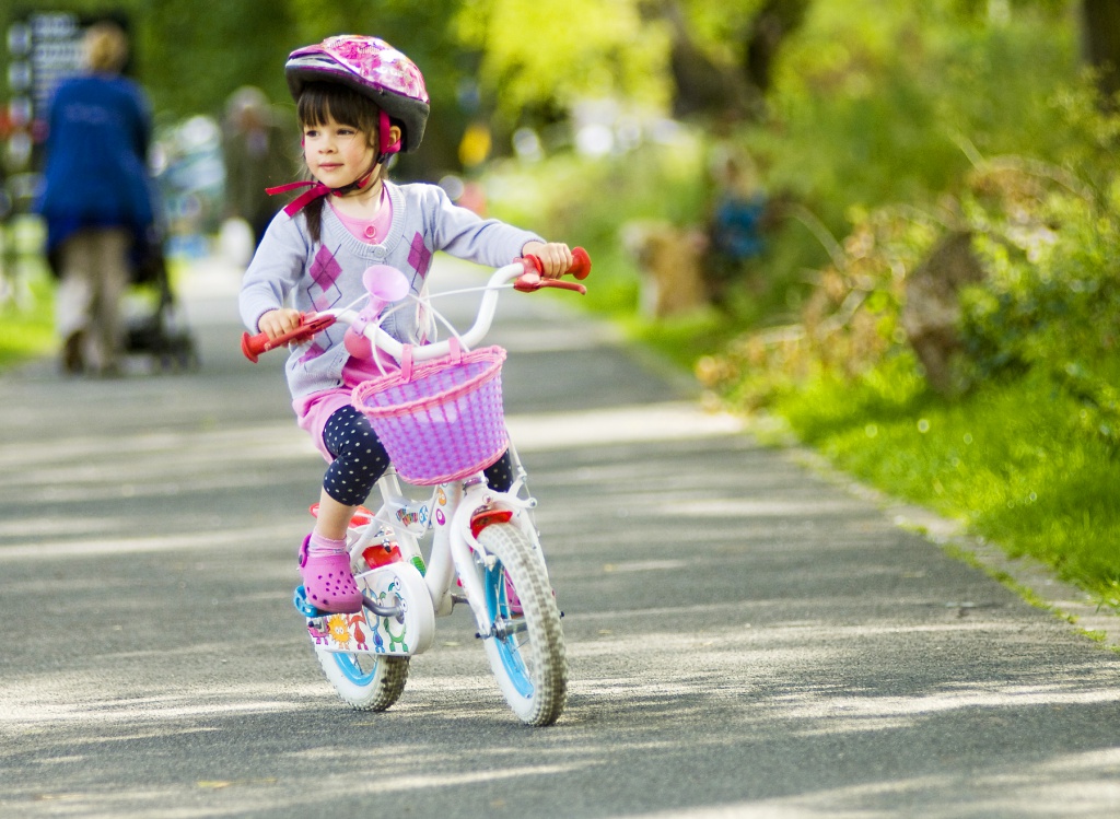 О горном велосипеде: Учим детей кататься на велосипеде