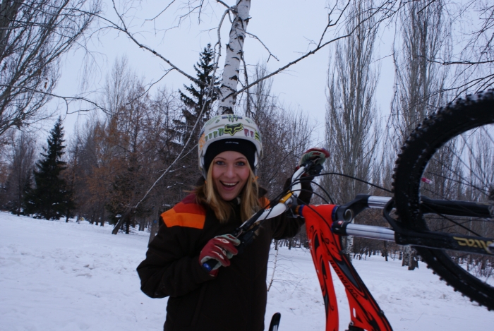 Блог им. Sasha_Avers: Девушка и горный велосипед.Начало.
