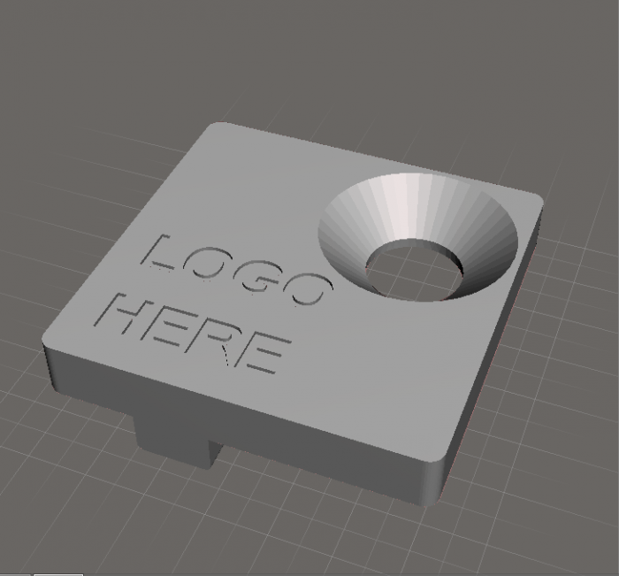 Блог им. RedCoyote: 3D печать заглушки крепления переднего переключателя